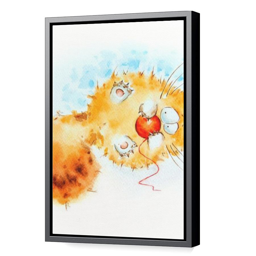 Thumbnail for Canvas - Black Floating Frame