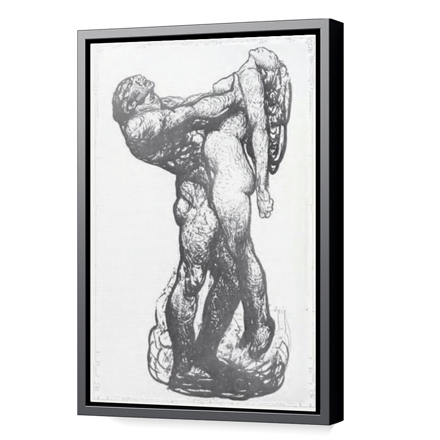 Thumbnail for Canvas - Black Floating Frame