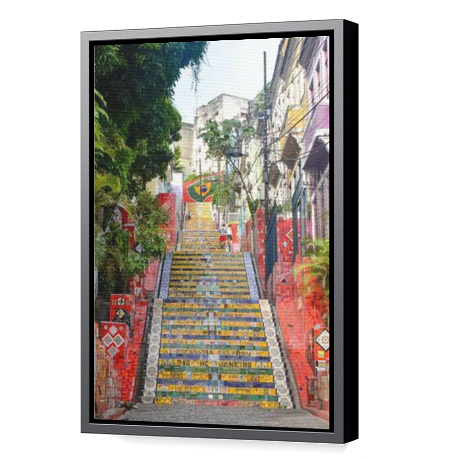 Thumbnail for Canvas - Black Floating Frame