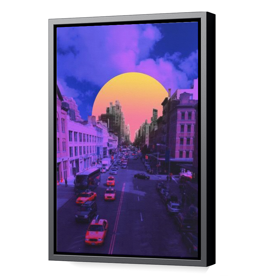Thumbnail for Canvas - Black Floating Frame