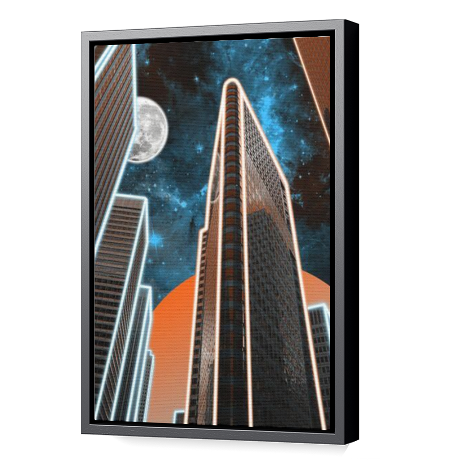 Thumbnail for Canvas - Black Floating Frame