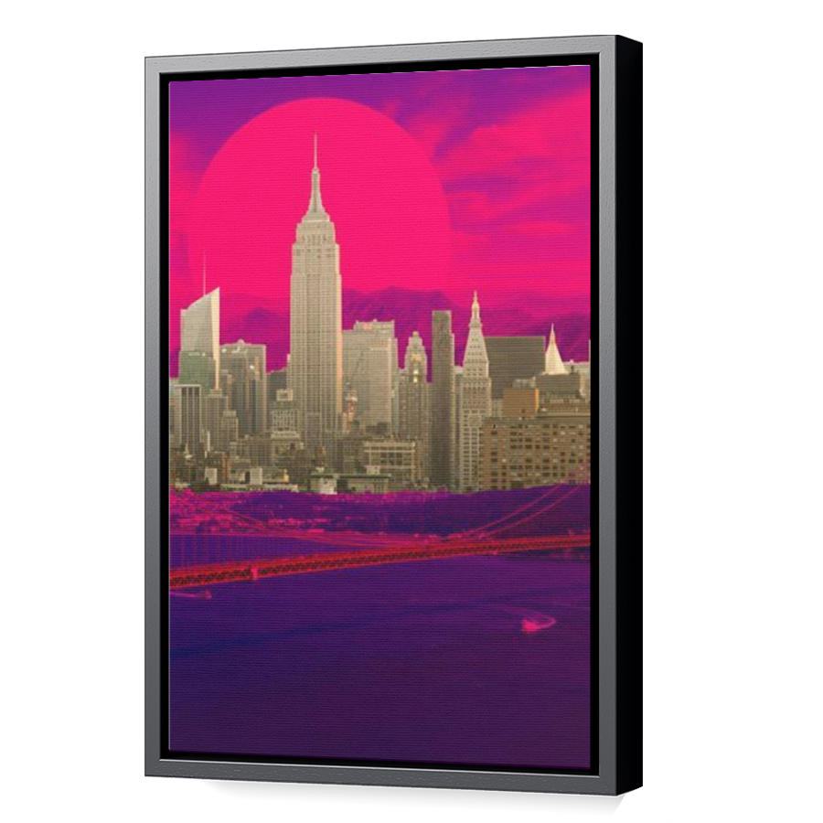 Thumbnail for Canvas - Black Floating Frame