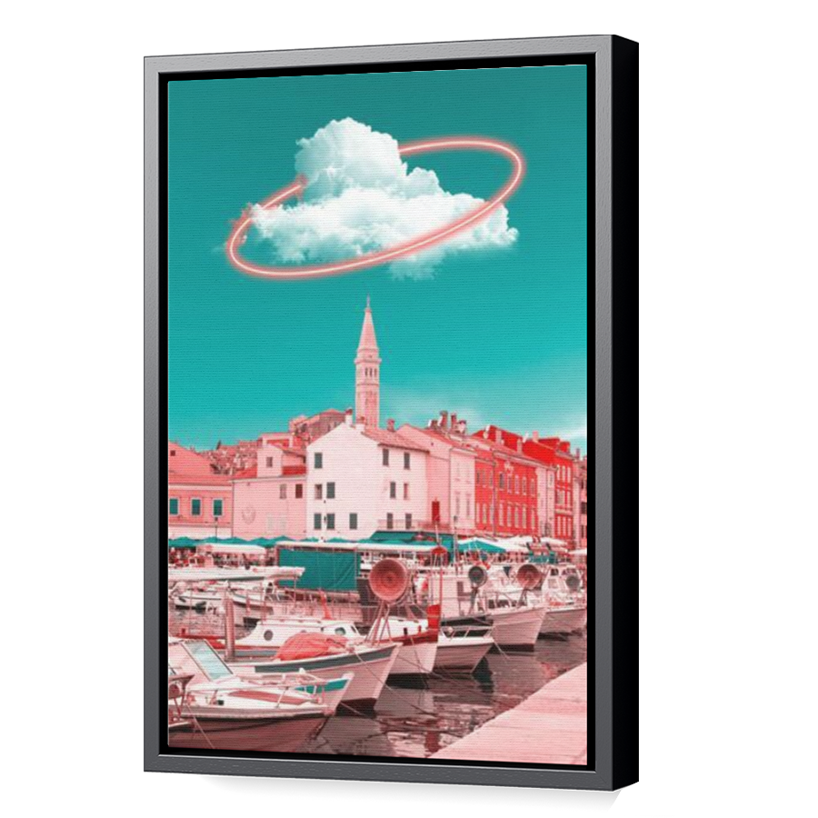 Thumbnail for Canvas - Black Floating Frame