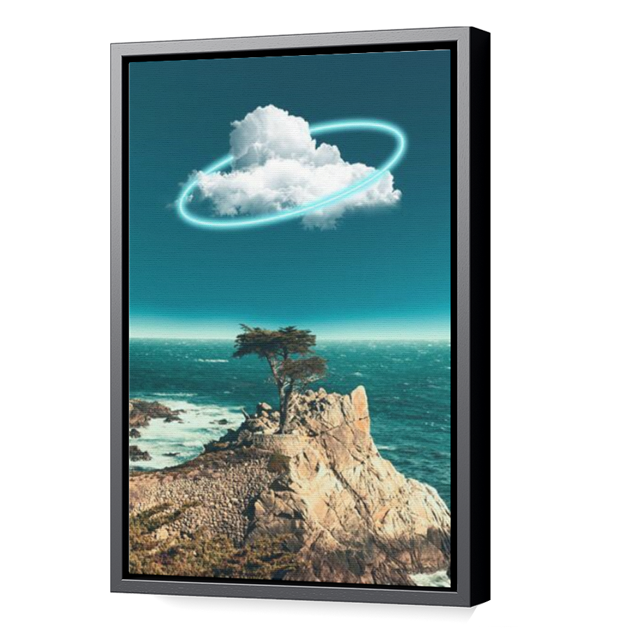 Thumbnail for Canvas - Black Floating Frame