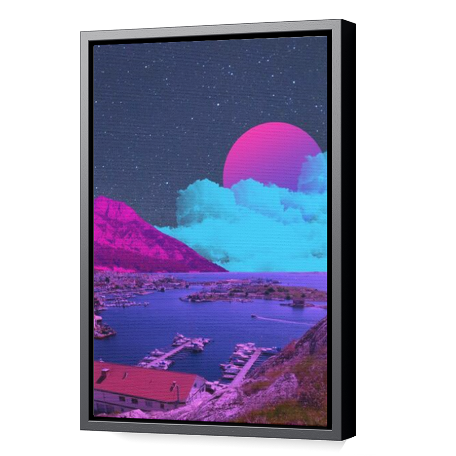 Thumbnail for Canvas - Black Floating Frame