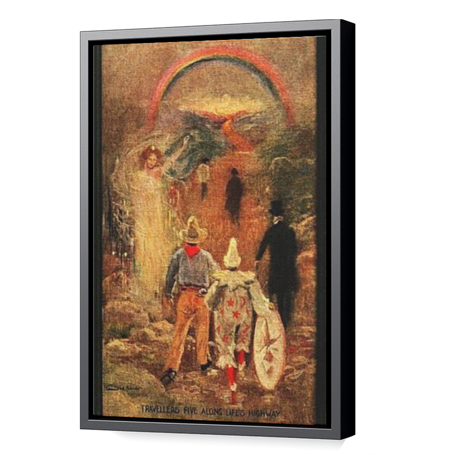 Thumbnail for Canvas - Black Floating Frame