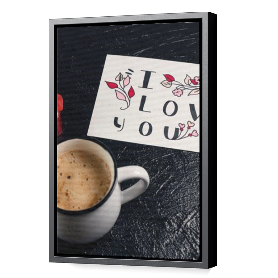 Thumbnail for Canvas - Black Floating Frame