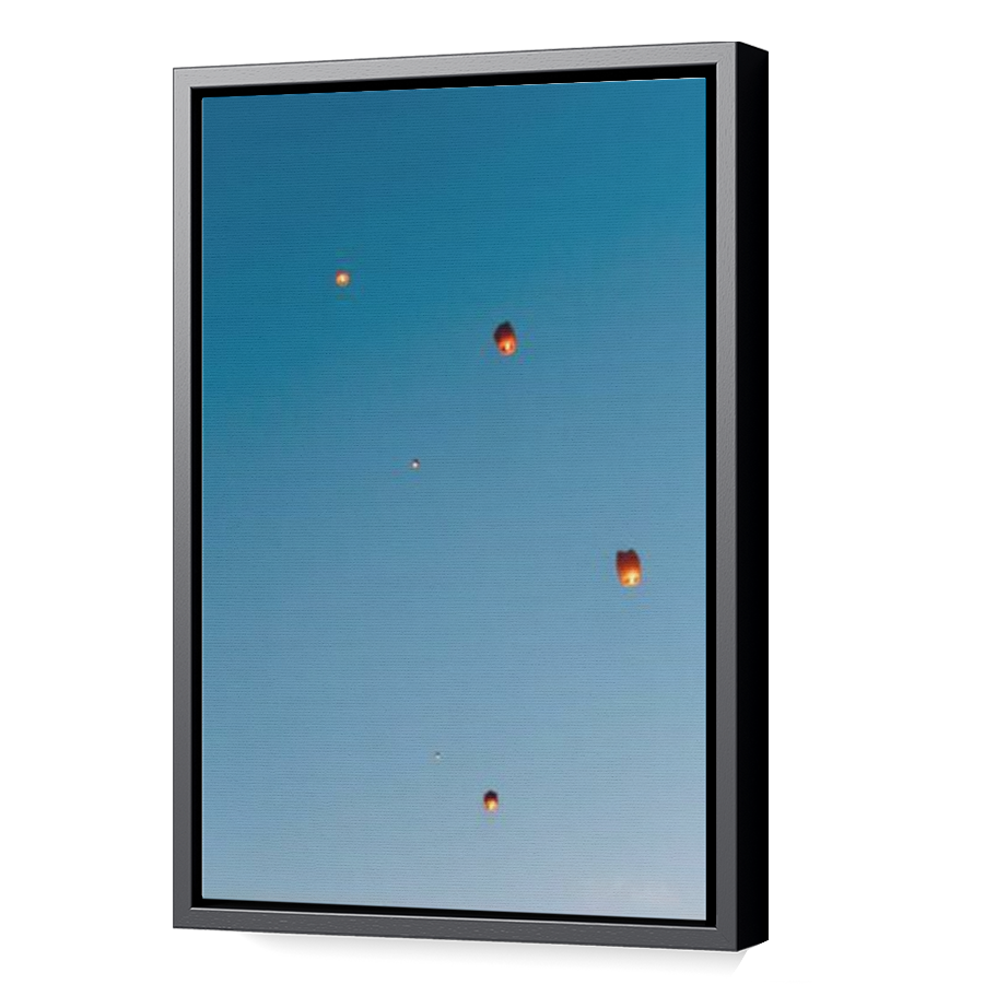 Thumbnail for Canvas - Black Floating Frame