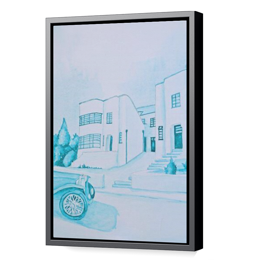 Thumbnail for Canvas - Black Floating Frame