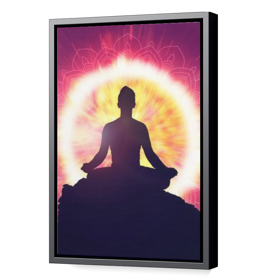 Thumbnail for Canvas - Black Floating Frame