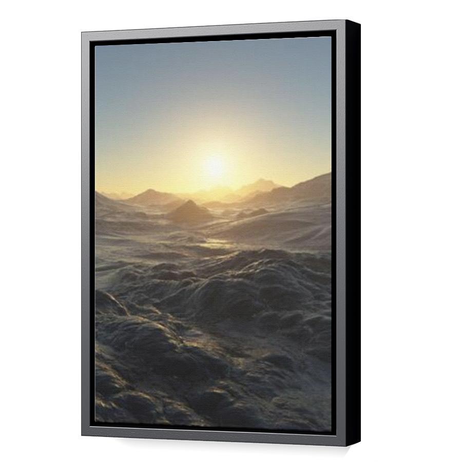 Thumbnail for Canvas - Black Floating Frame