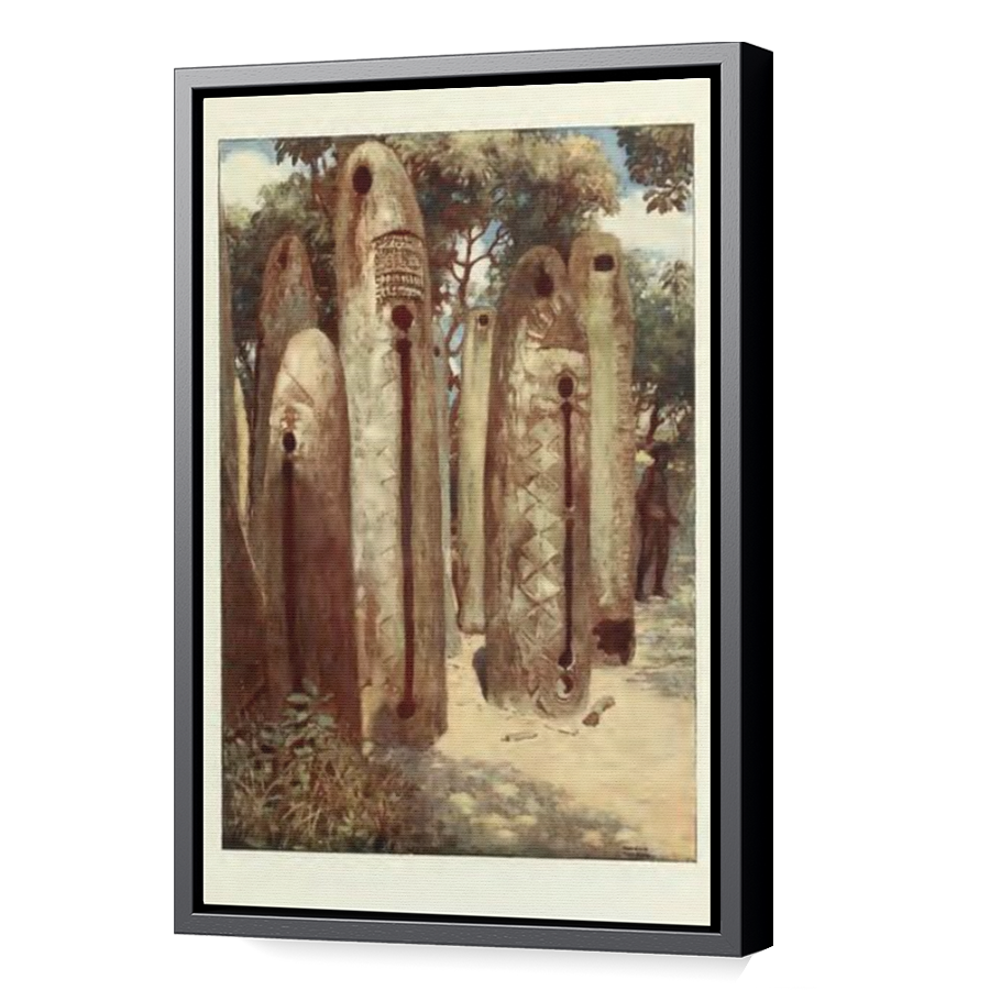 Thumbnail for Canvas - Black Floating Frame
