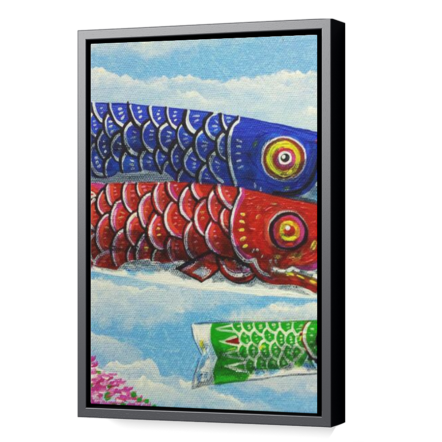 Thumbnail for Canvas - Black Floating Frame