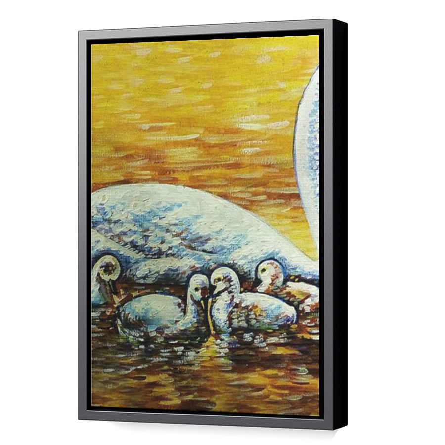 Thumbnail for Canvas - Black Floating Frame