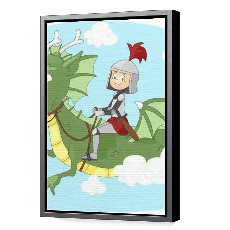 Thumbnail for Canvas - Black Floating Frame