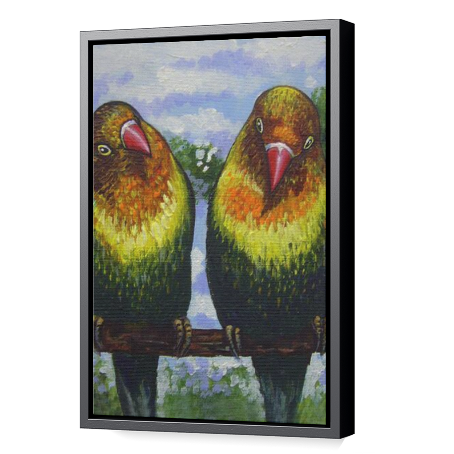 Thumbnail for Canvas - Black Floating Frame