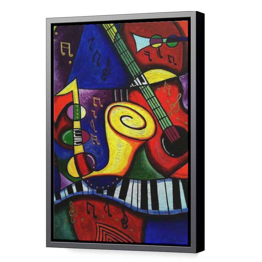 Thumbnail for Canvas - Black Floating Frame