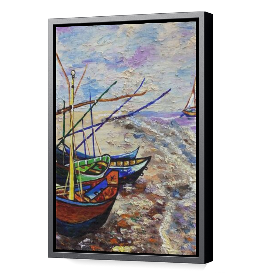 Thumbnail for Canvas - Black Floating Frame