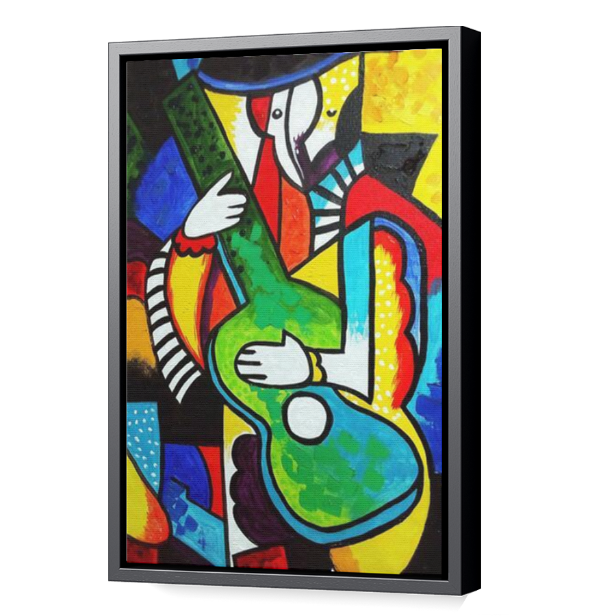 Thumbnail for Canvas - Black Floating Frame