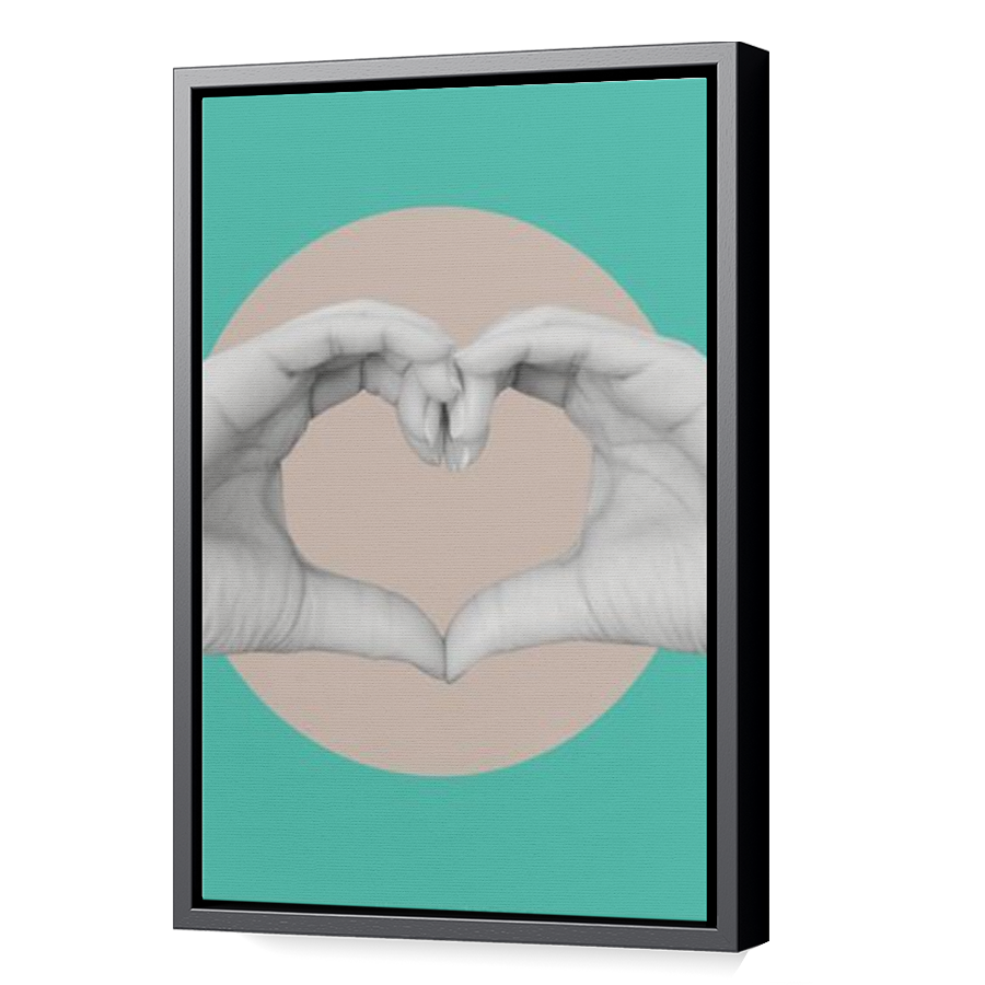 Thumbnail for Canvas - Black Floating Frame