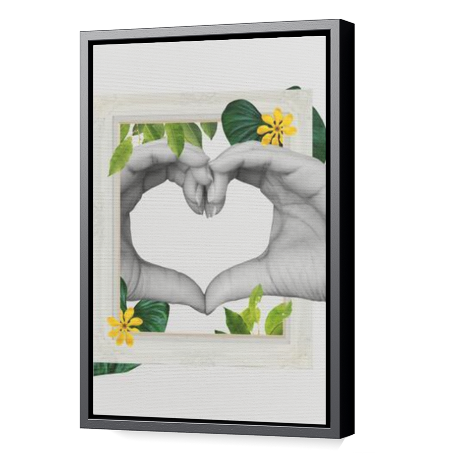 Thumbnail for Canvas - Black Floating Frame