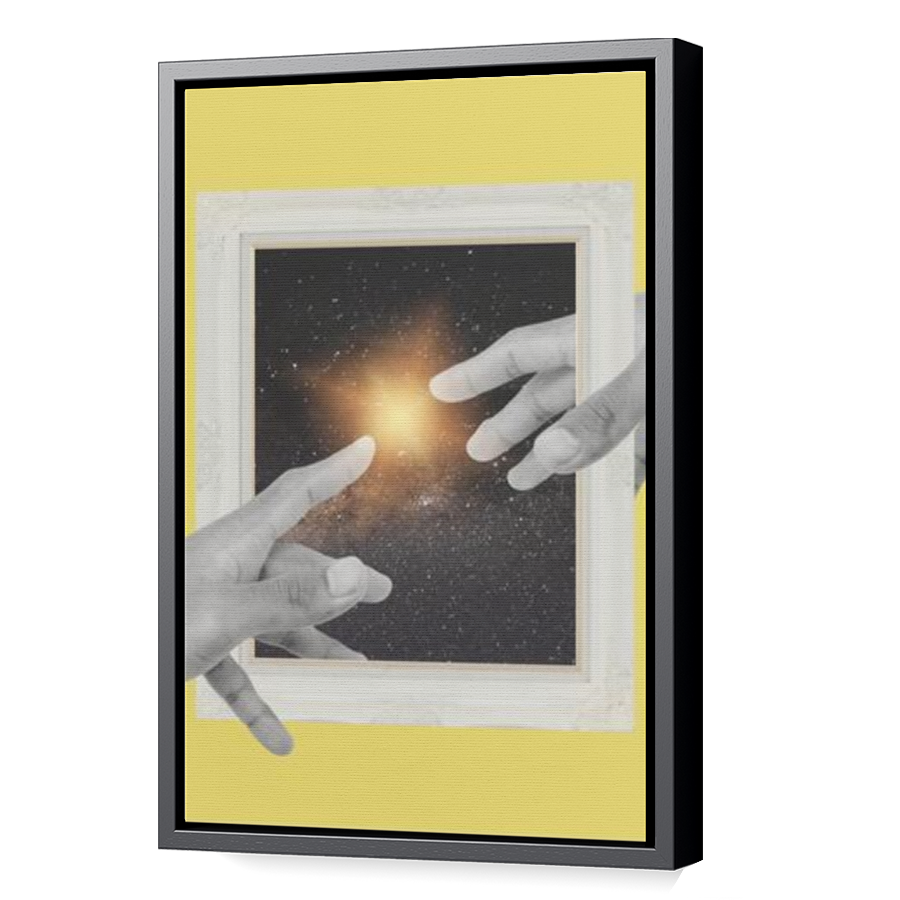 Thumbnail for Canvas - Black Floating Frame