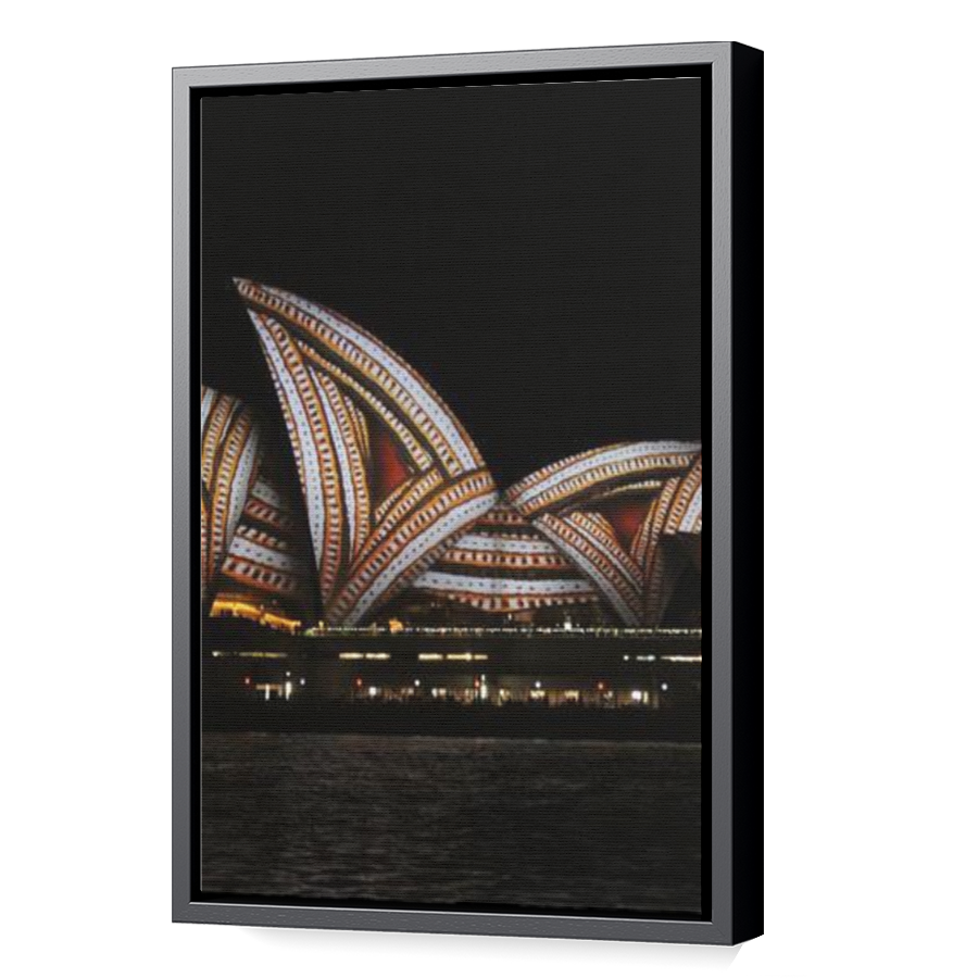 Thumbnail for Canvas - Black Floating Frame