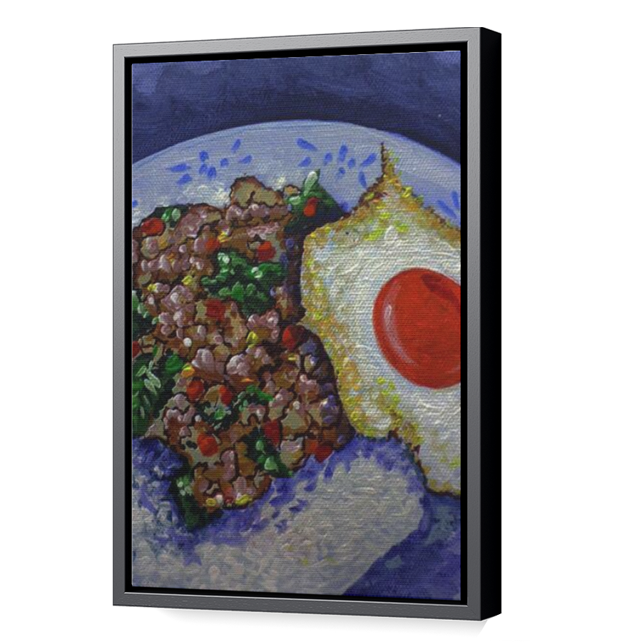 Thumbnail for Canvas - Black Floating Frame