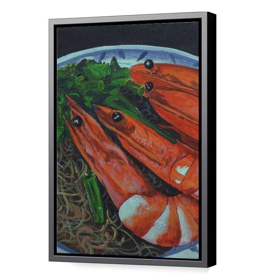 Thumbnail for Canvas - Black Floating Frame