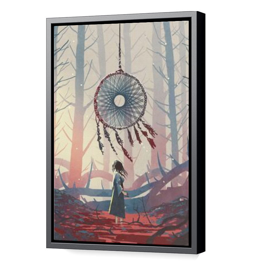 Thumbnail for Canvas - Black Floating Frame
