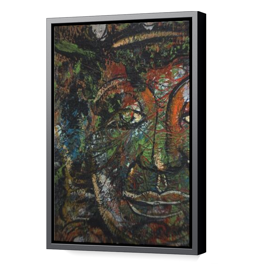 Thumbnail for Canvas - Black Floating Frame