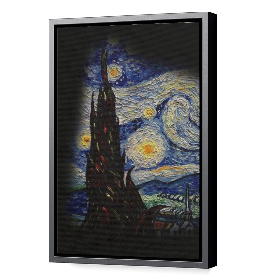 Thumbnail for Canvas - Black Floating Frame