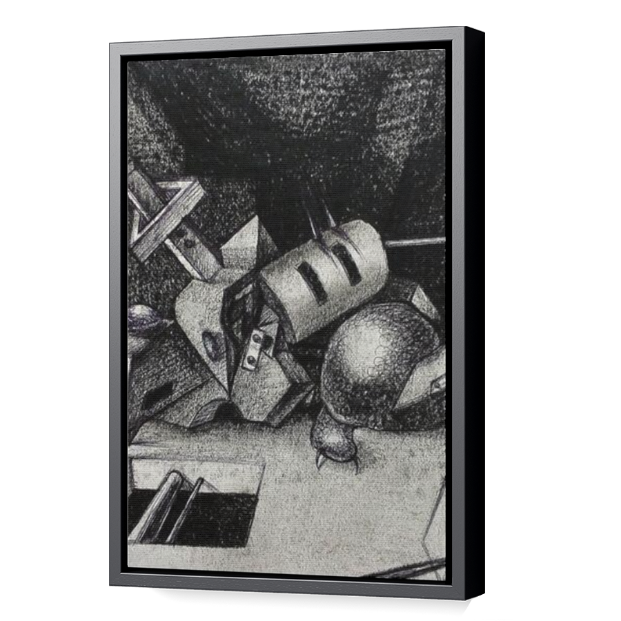 Thumbnail for Canvas - Black Floating Frame
