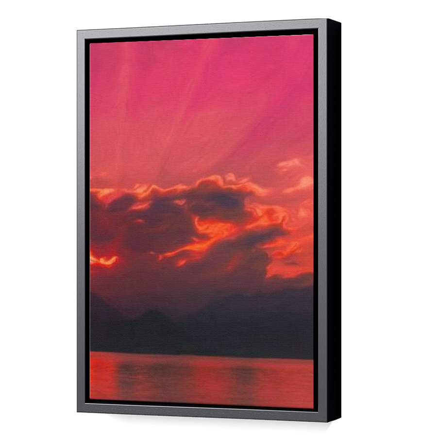 Thumbnail for Canvas - Black Floating Frame
