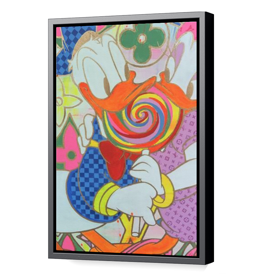 Thumbnail for Canvas - Black Floating Frame