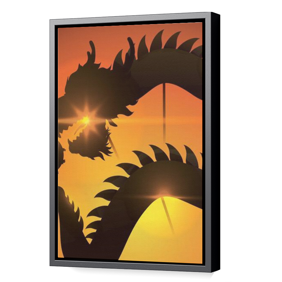 Thumbnail for Canvas - Black Floating Frame