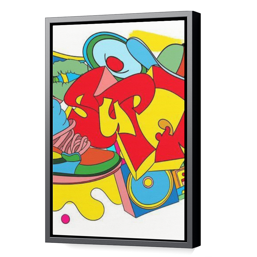 Thumbnail for Canvas - Black Floating Frame