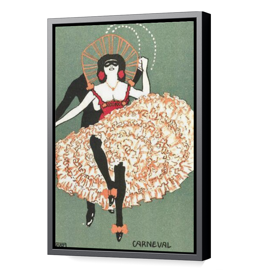 Thumbnail for Canvas - Black Floating Frame