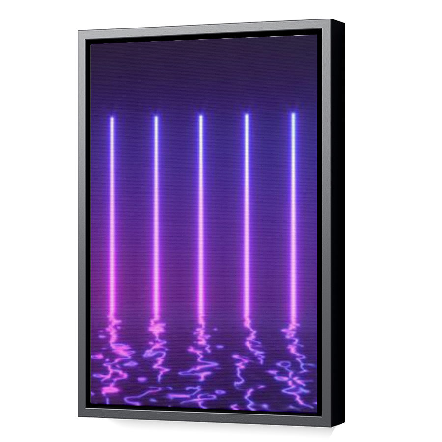 Thumbnail for Canvas - Black Floating Frame