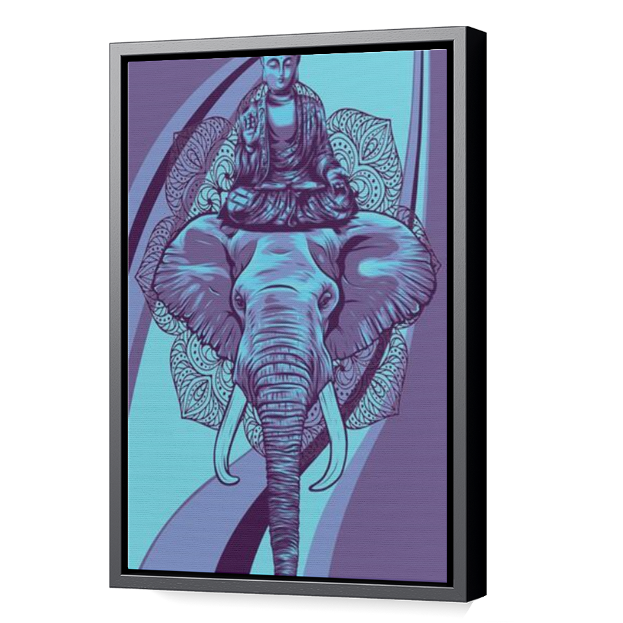 Thumbnail for Canvas - Black Floating Frame