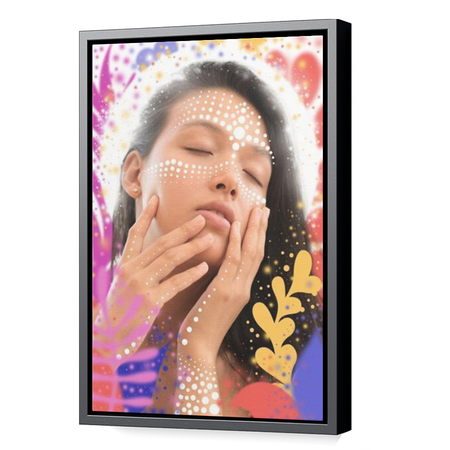 Thumbnail for Canvas - Black Floating Frame