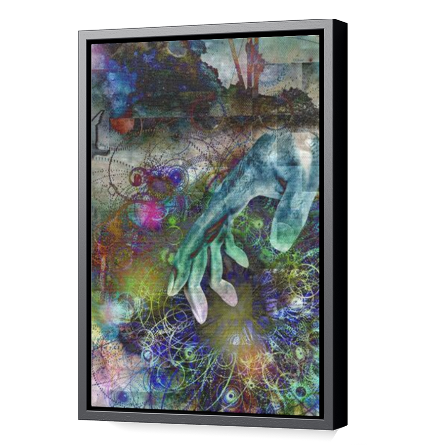 Thumbnail for Canvas - Black Floating Frame
