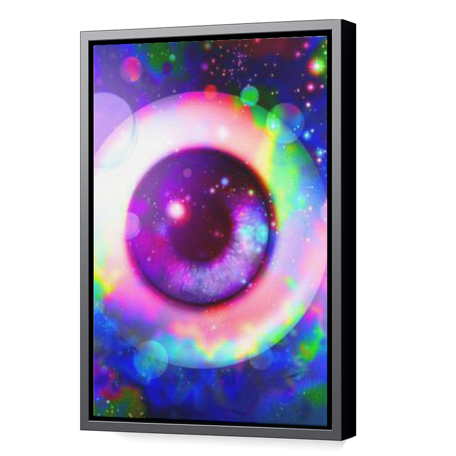 Thumbnail for Canvas - Black Floating Frame