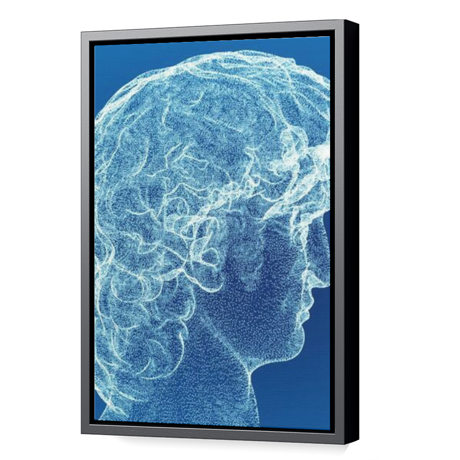 Thumbnail for Canvas - Black Floating Frame