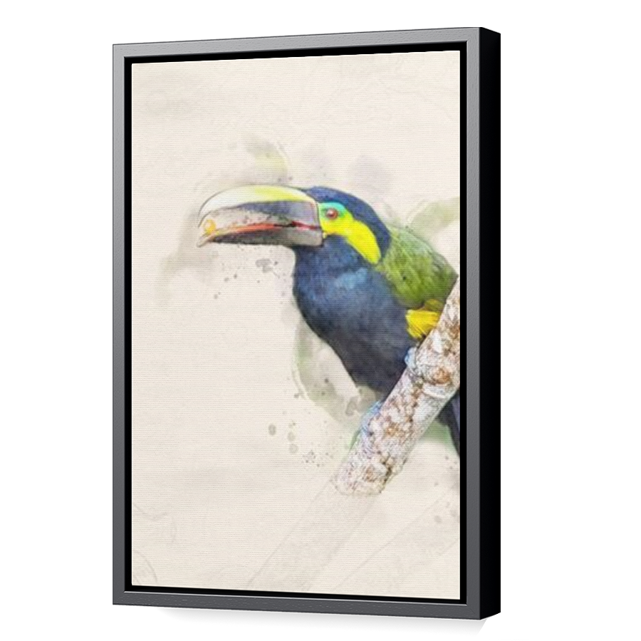 Thumbnail for Canvas - Black Floating Frame