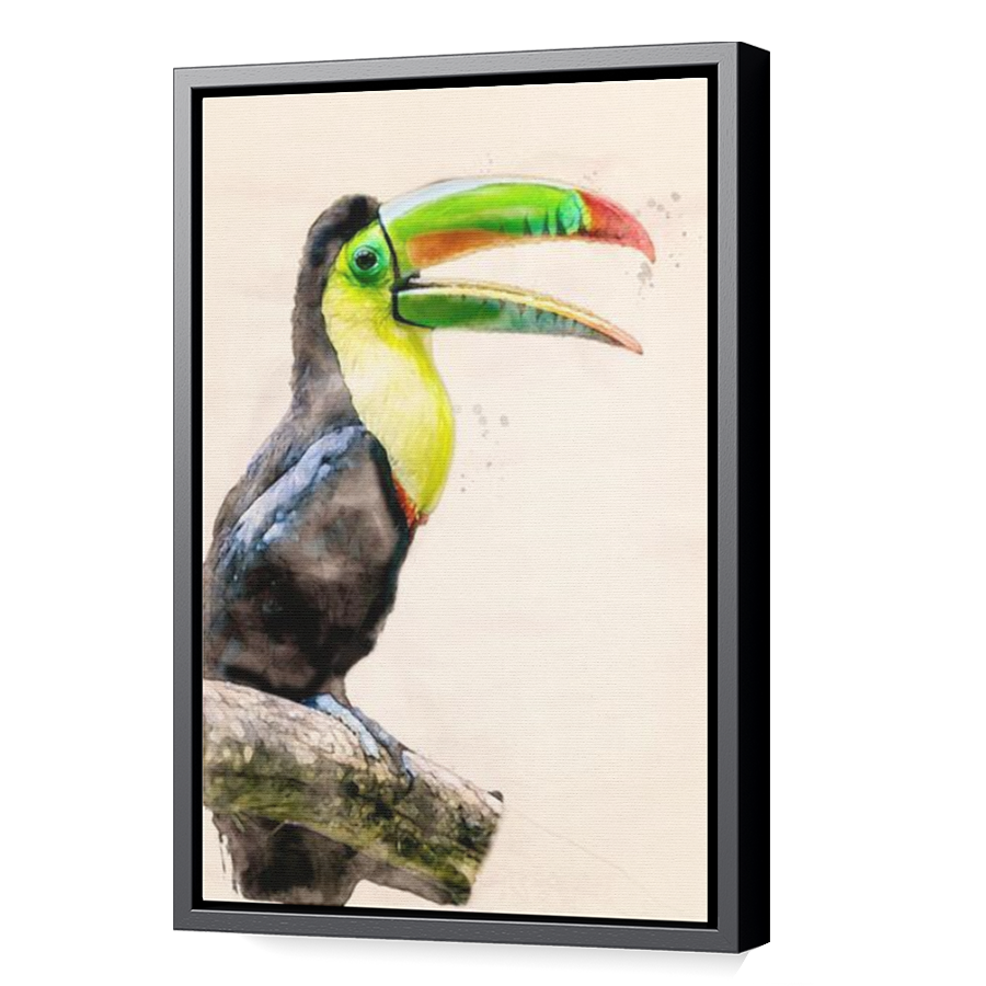 Thumbnail for Canvas - Black Floating Frame