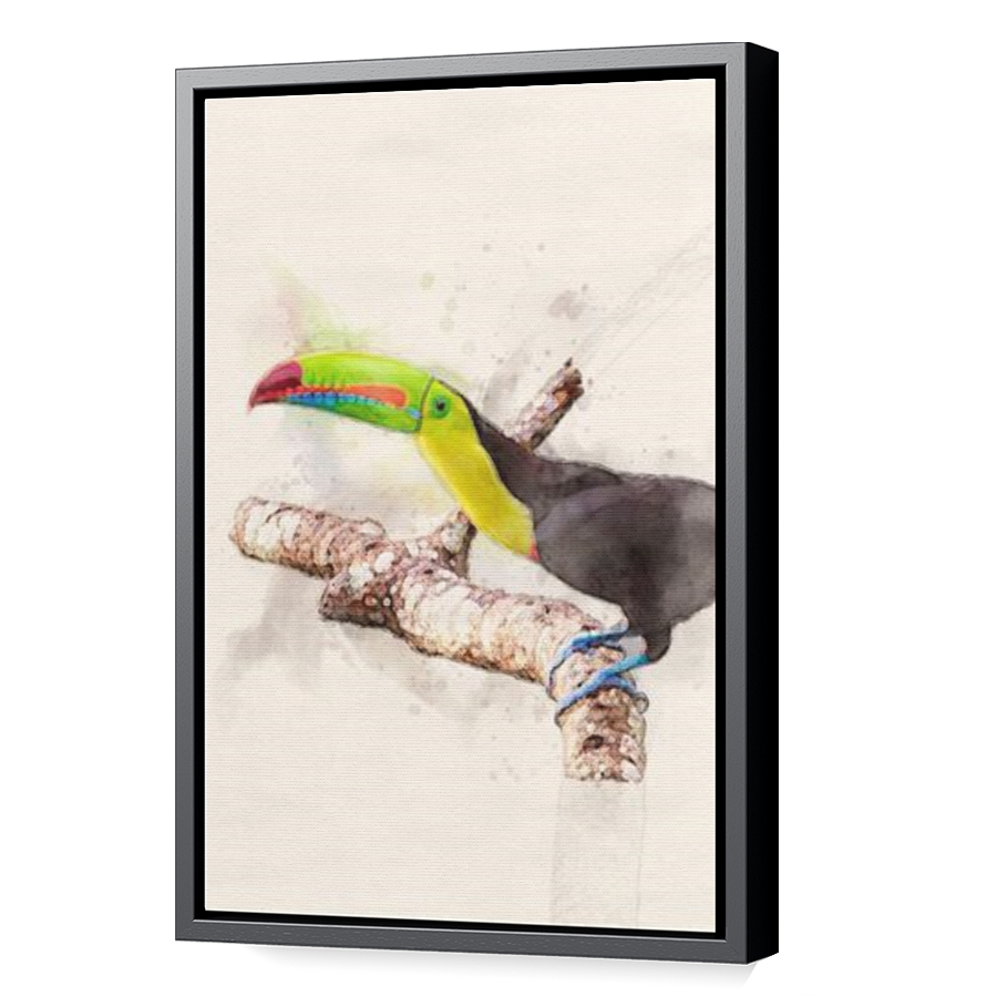Thumbnail for Canvas - Black Floating Frame