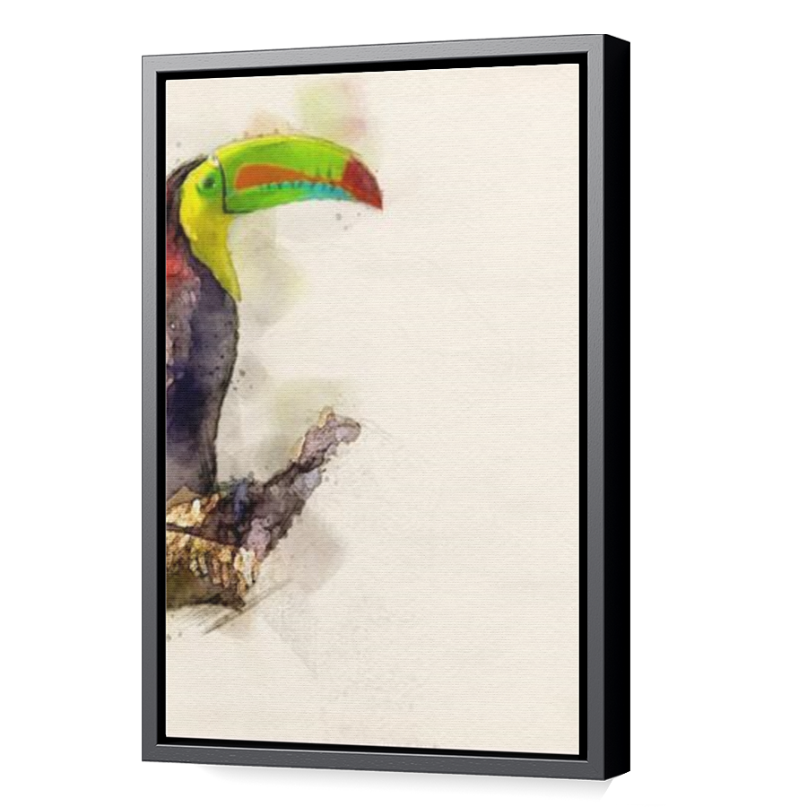 Thumbnail for Canvas - Black Floating Frame
