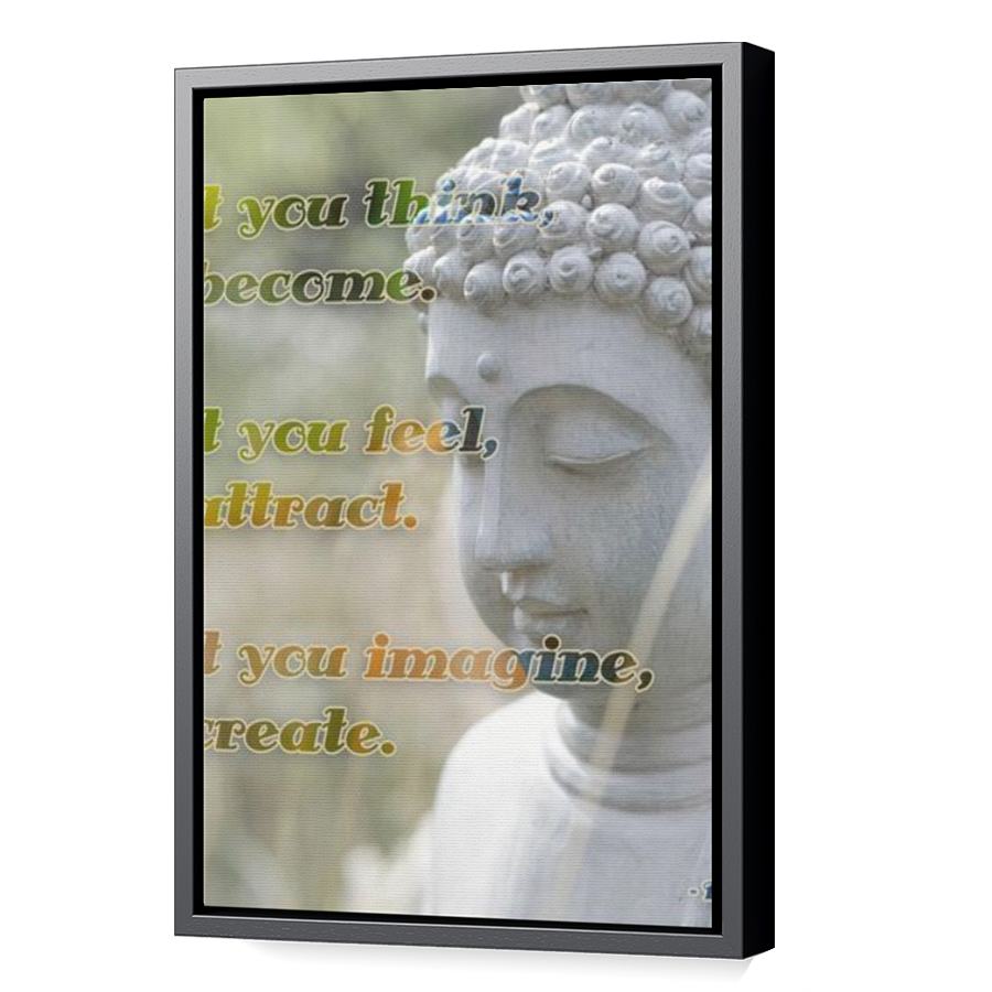 Thumbnail for Canvas - Black Floating Frame