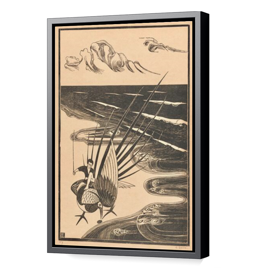 Thumbnail for Canvas - Black Floating Frame